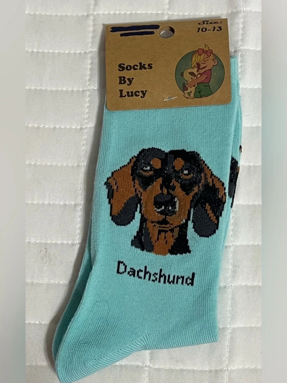 Dachshund socks by Socks by Lucy